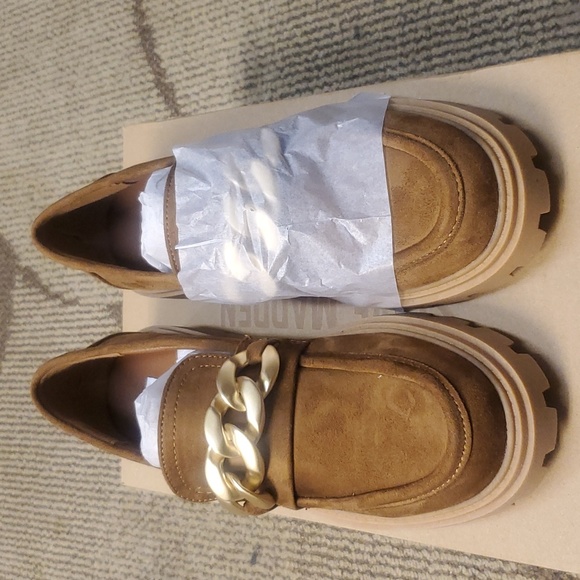 Steve Madden Katherine Chestnut Loafers - Picture 2 of 9